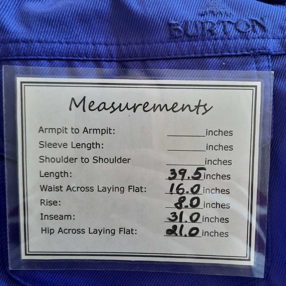 Burton Ski Snowboarding Pants Purple Small - Picture 15 of 16